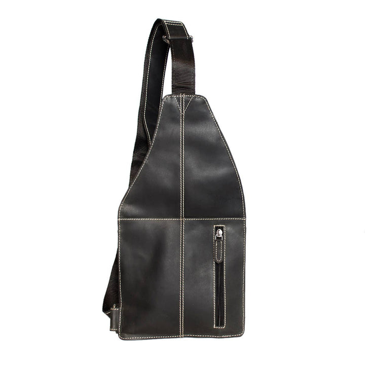 Arrigo Crossbody Shoulder Bag Buffalo Leather - Sort - Taske fra Arrigo hos The Prince Webshop