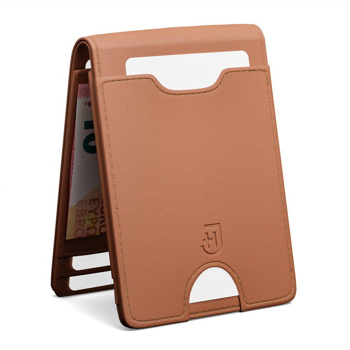Smart wallet in slim leather for men