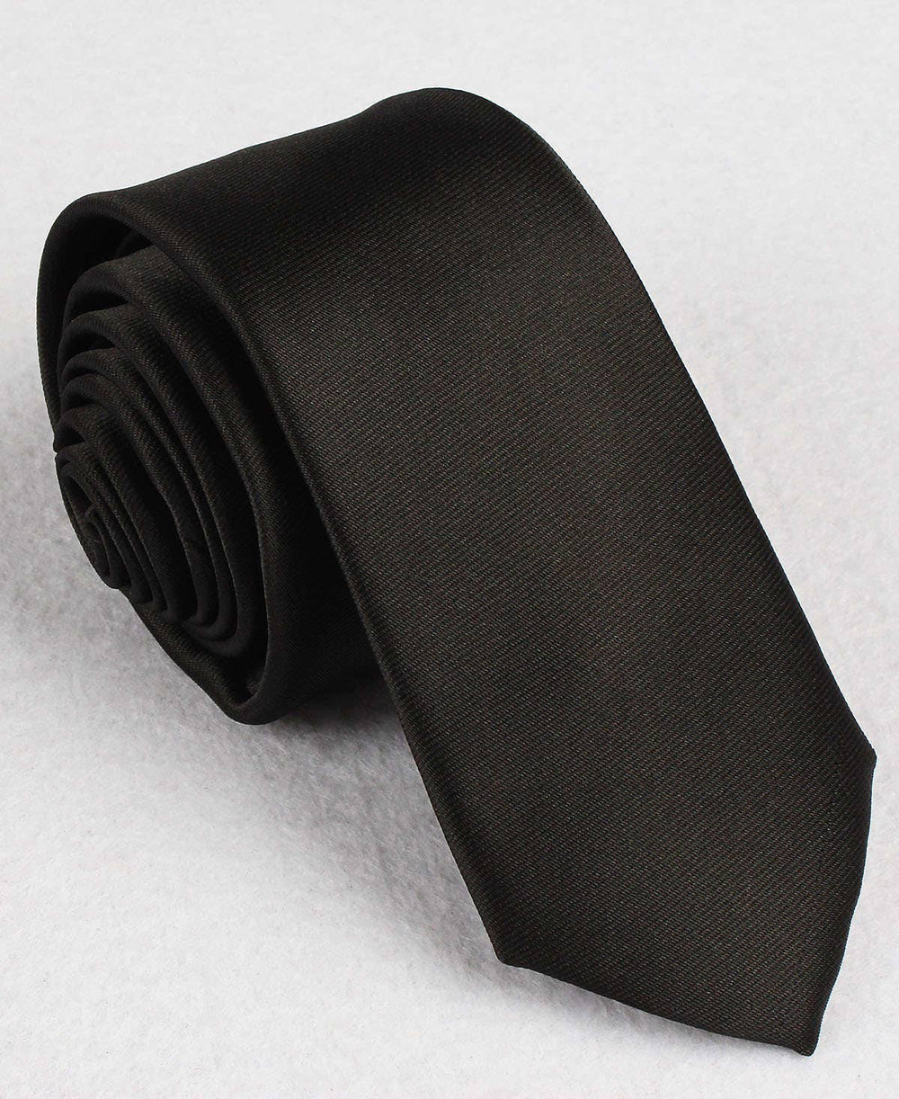 Satin slips - Sort - Slips fra Yves Enzo hos The Prince Webshop