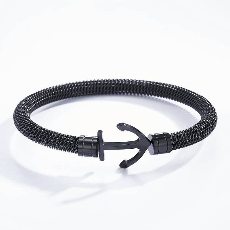 Captain Rustfrit stål armbånd - 3 farver