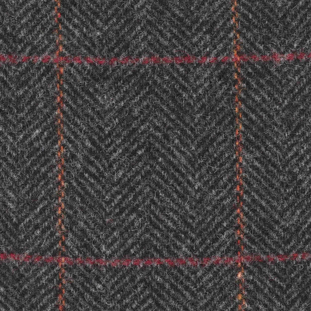 Stetson Kent Wool EL Driver Cap Sixpence med Øreflapper - Antracit