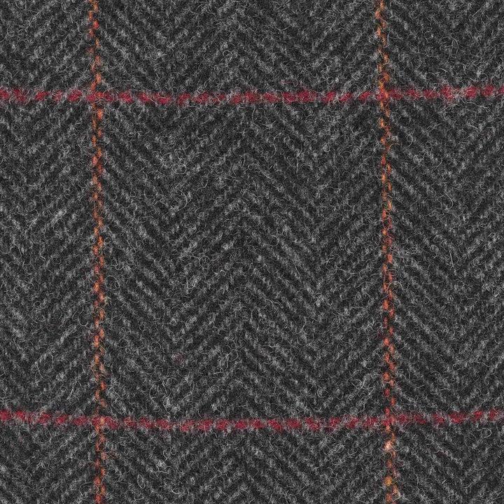 Stetson Kent Wool EL Driver Cap Sixpence med Øreflapper - Antracit