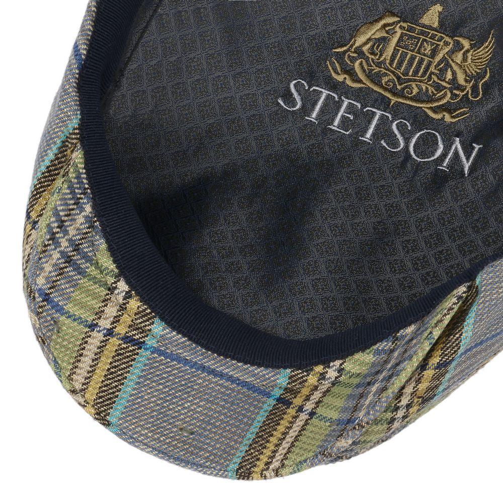 Stetson Driver Cap Model Kurt i rutigt linne