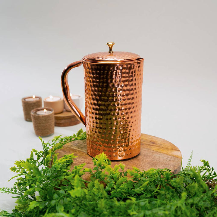 Ren Kobberkande Hamret- 1,5 liter - Bartender Gear fra Ayurveda Specialist B.V. hos The Prince Webshop