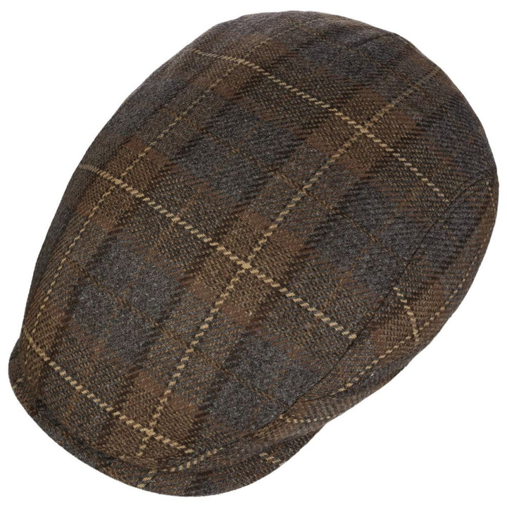 Stetson Driver Cap Glen Check Wool Cashmere