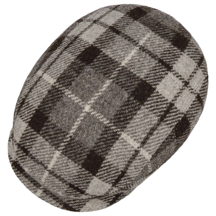 Driver Cap Sustainable Harris Tweed Undyed Virgin Wool - Flat Cap fra Stetson hos The Prince Webshop