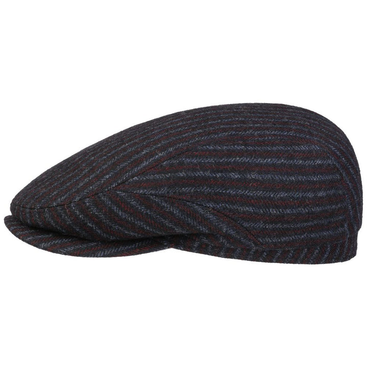 Stetson den italienska förare Cap Woolen Stripe Sixpence