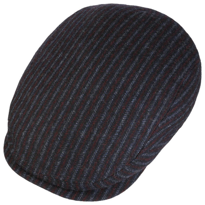 Stetson den italienska förare Cap Woolen Stripe Sixpence