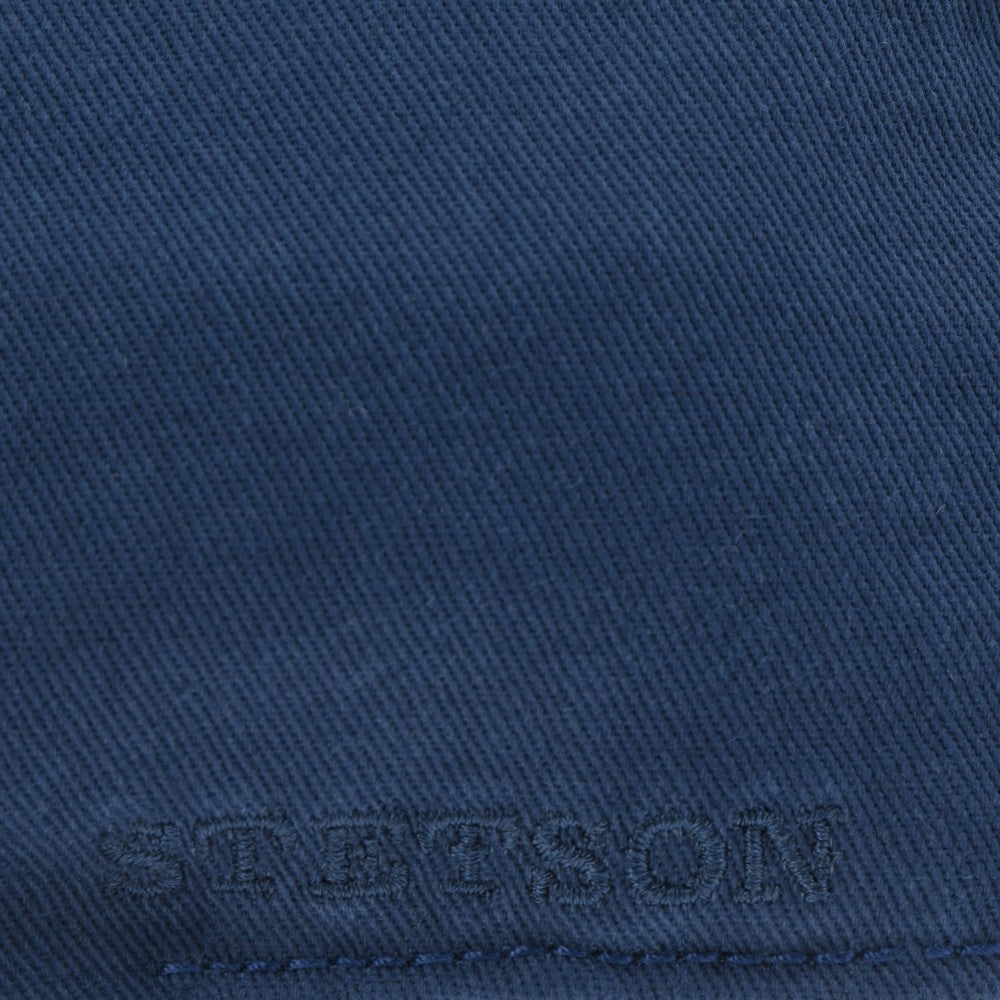 Stetson Texas Flat Cap Cotton - Blå Duck Cap