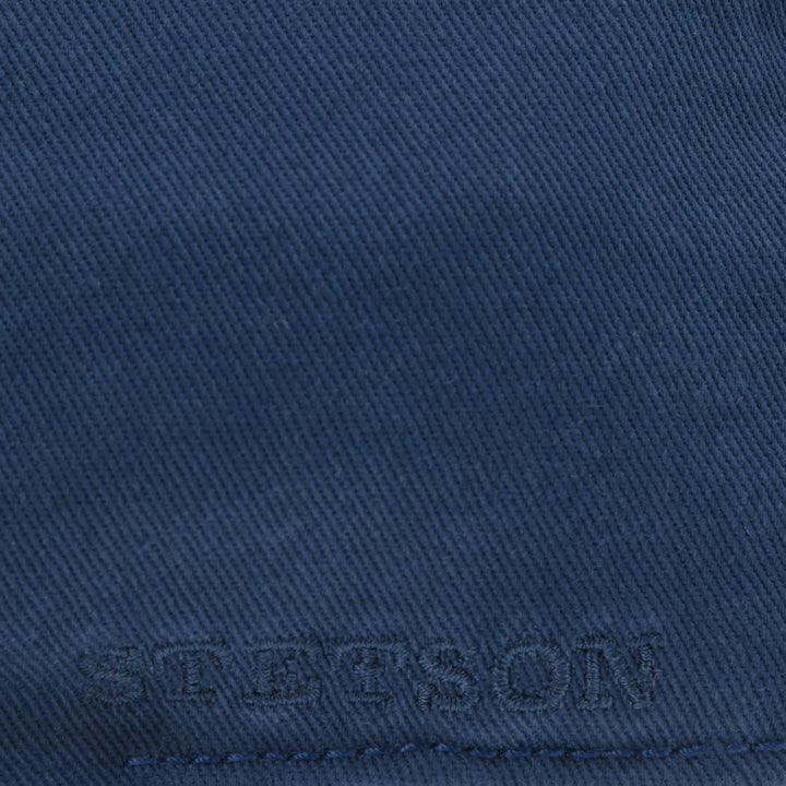 Stetson Texas Flat Cap Cotton - Blå Duck Cap