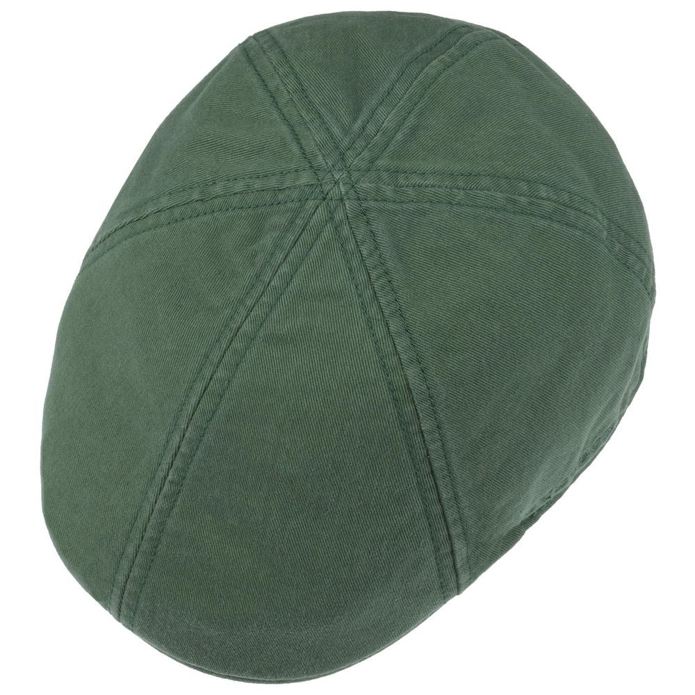 Stetson Texas Flat Cap Cotton - Grøn Duck Cap - Flat Cap fra Stetson hos The Prince Webshop