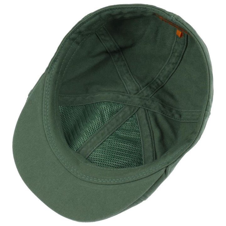 Stetson Texas Flat Cap Cotton - Grøn Duck Cap - Flat Cap fra Stetson hos The Prince Webshop