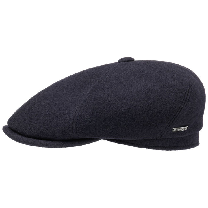 Stetson 6-Panel Cap Wool/Cashmere - Navy Sixpence - Flat Cap fra Stetson hos The Prince Webshop