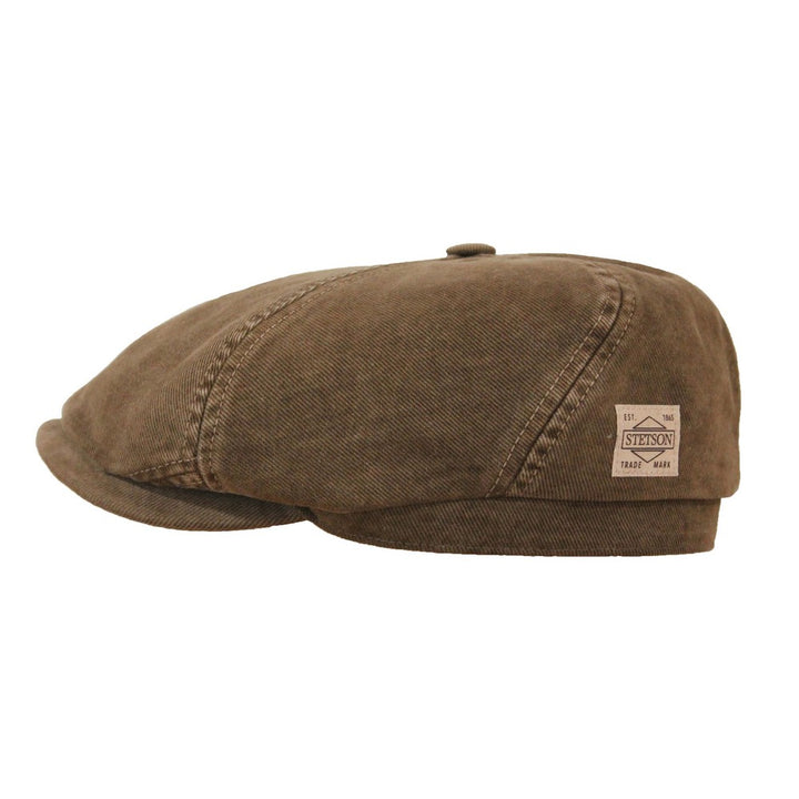 Stetson 6 -Panel Cap Soft Cotton - Cognac Sixpence