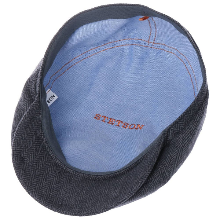 Stetson 6-panel Keps Silk - Grå fiskben