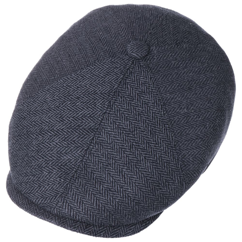 Stetson 6-panel Keps Silk - Grå fiskben