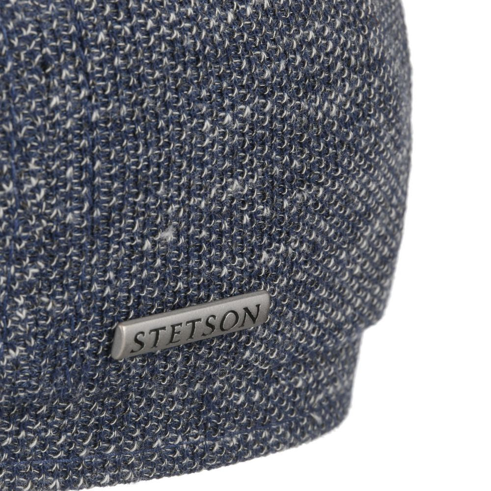 Stetson Hatteras Jersey - Blue Linen Sixpence platt mössa