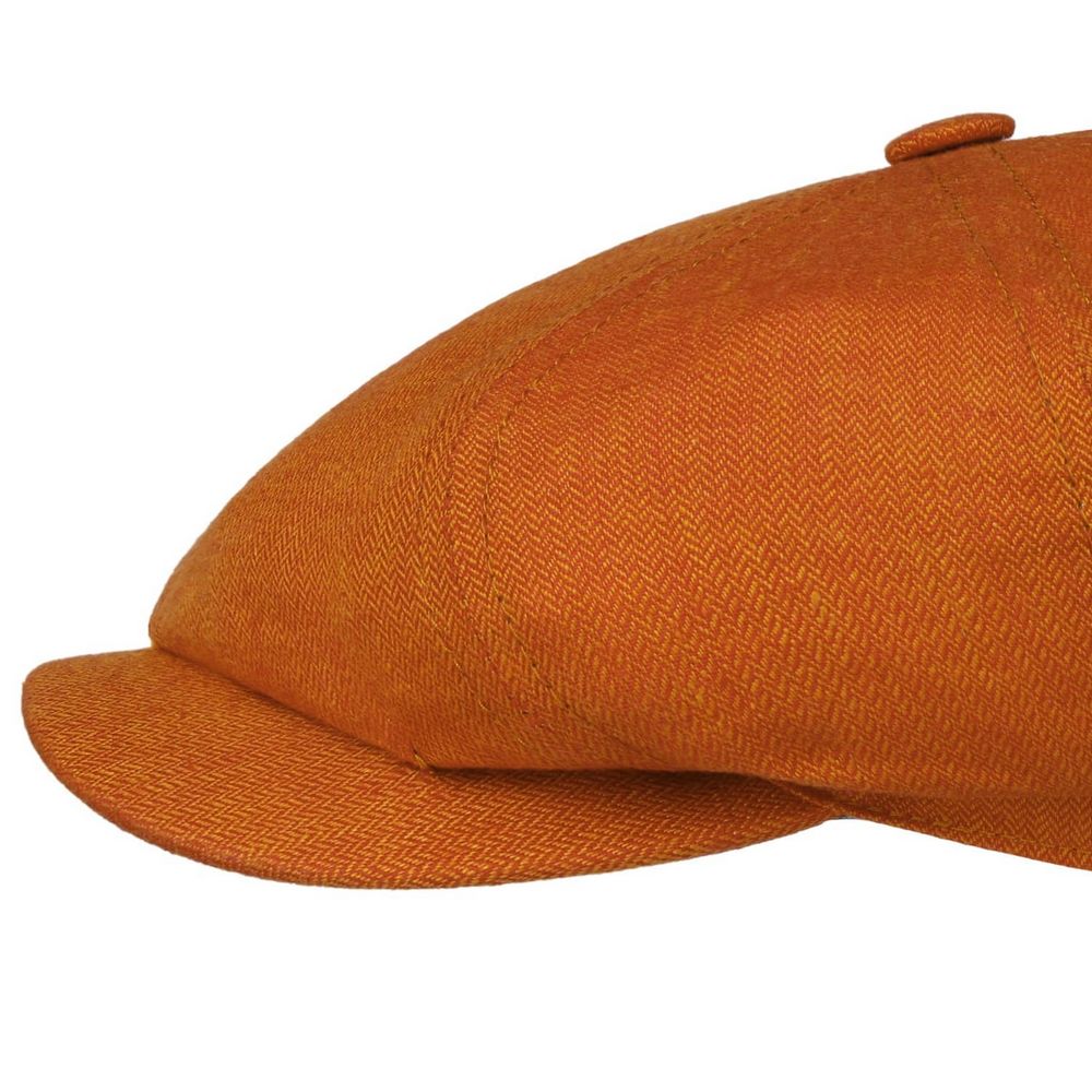 Stetson Hatteras Linen Herringbone - Orange