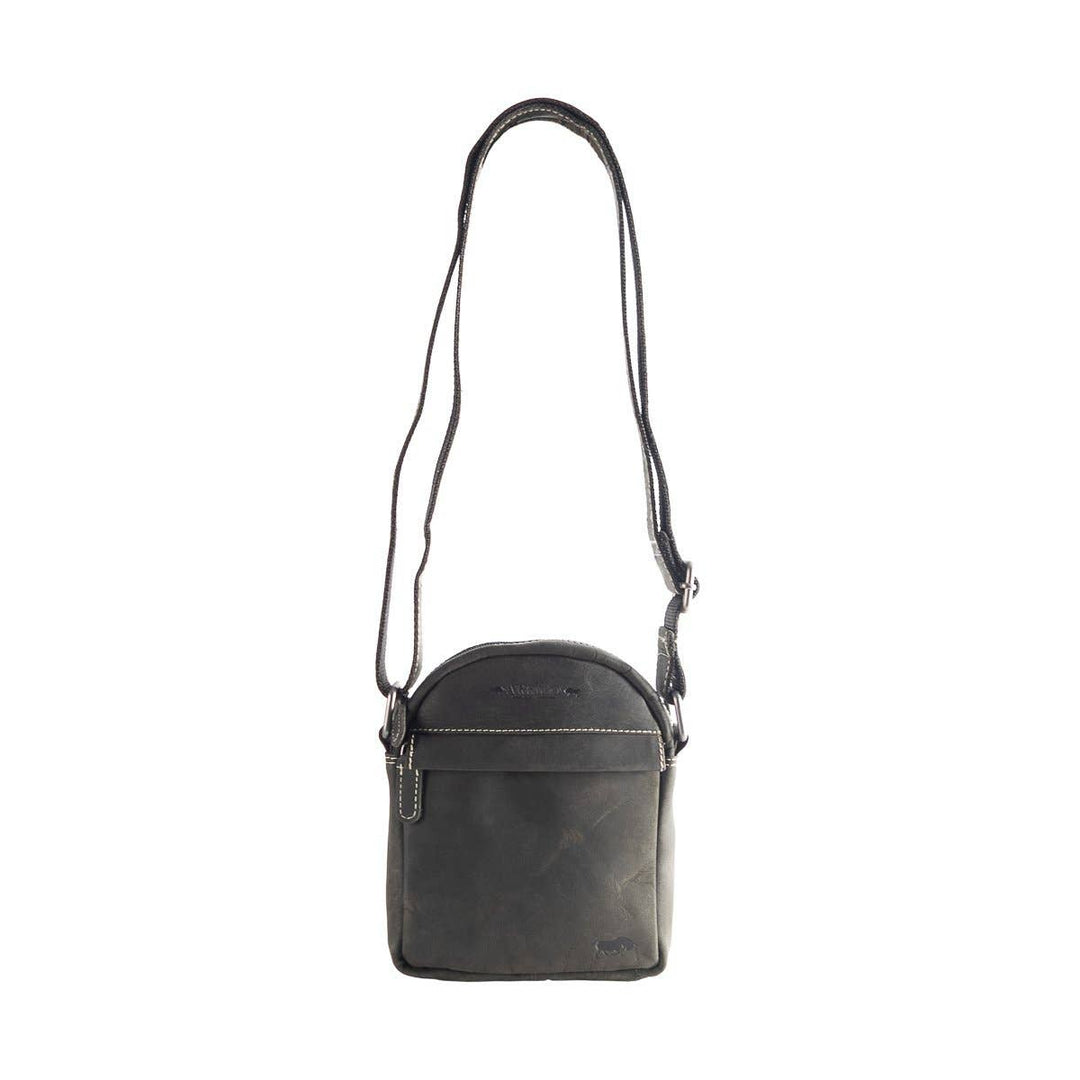 Arrigo Shoulder &amp; Crossbody Bag - Buffalo Läder - Svart