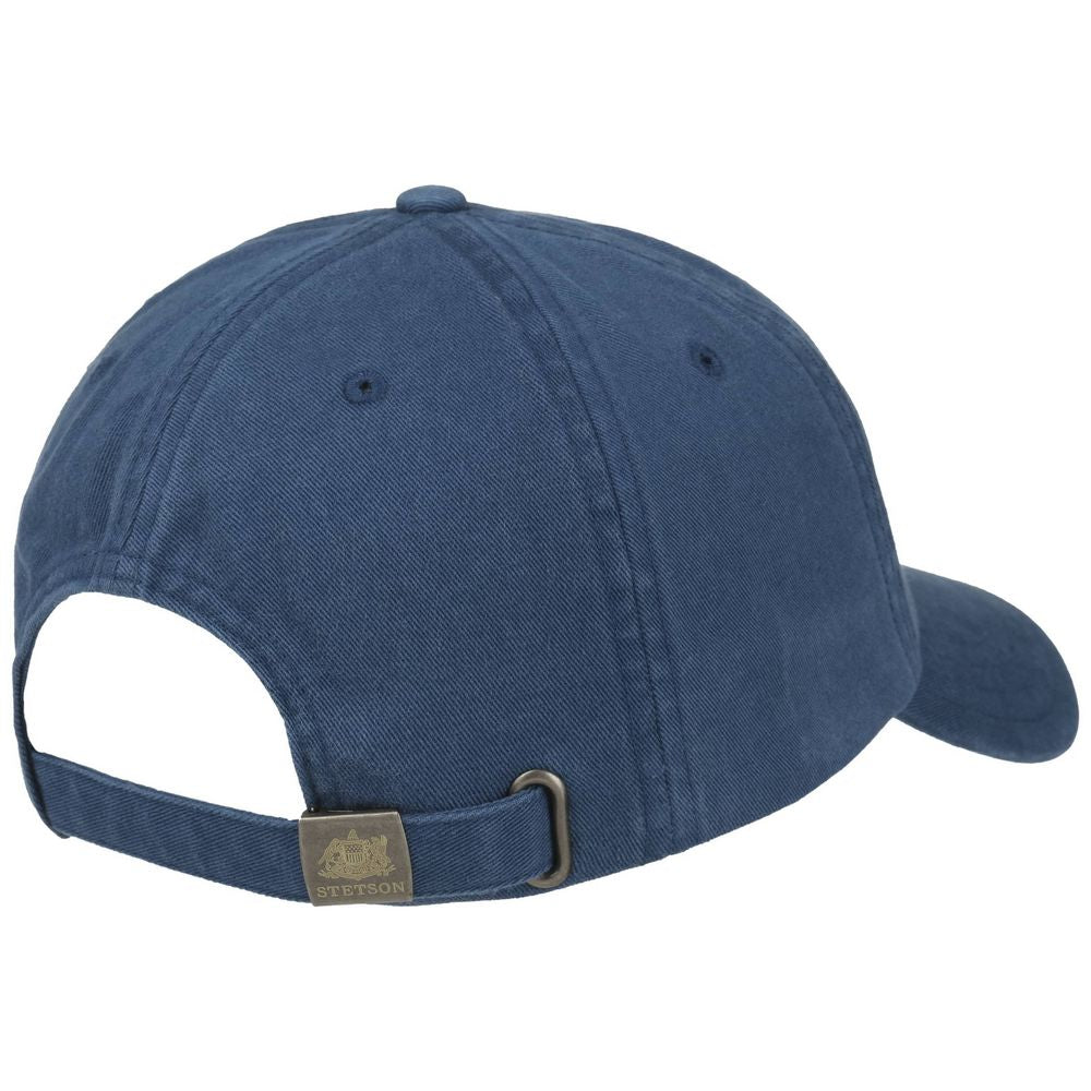 Stetson Baseball Cap Cotton - Solid Colored Blue