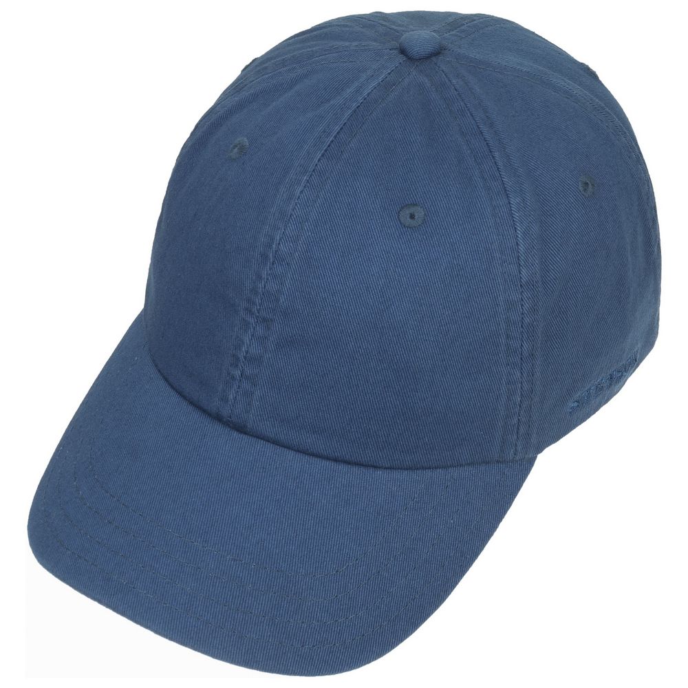 Stetson Baseball Cap Cotton - Solid Colored Blue