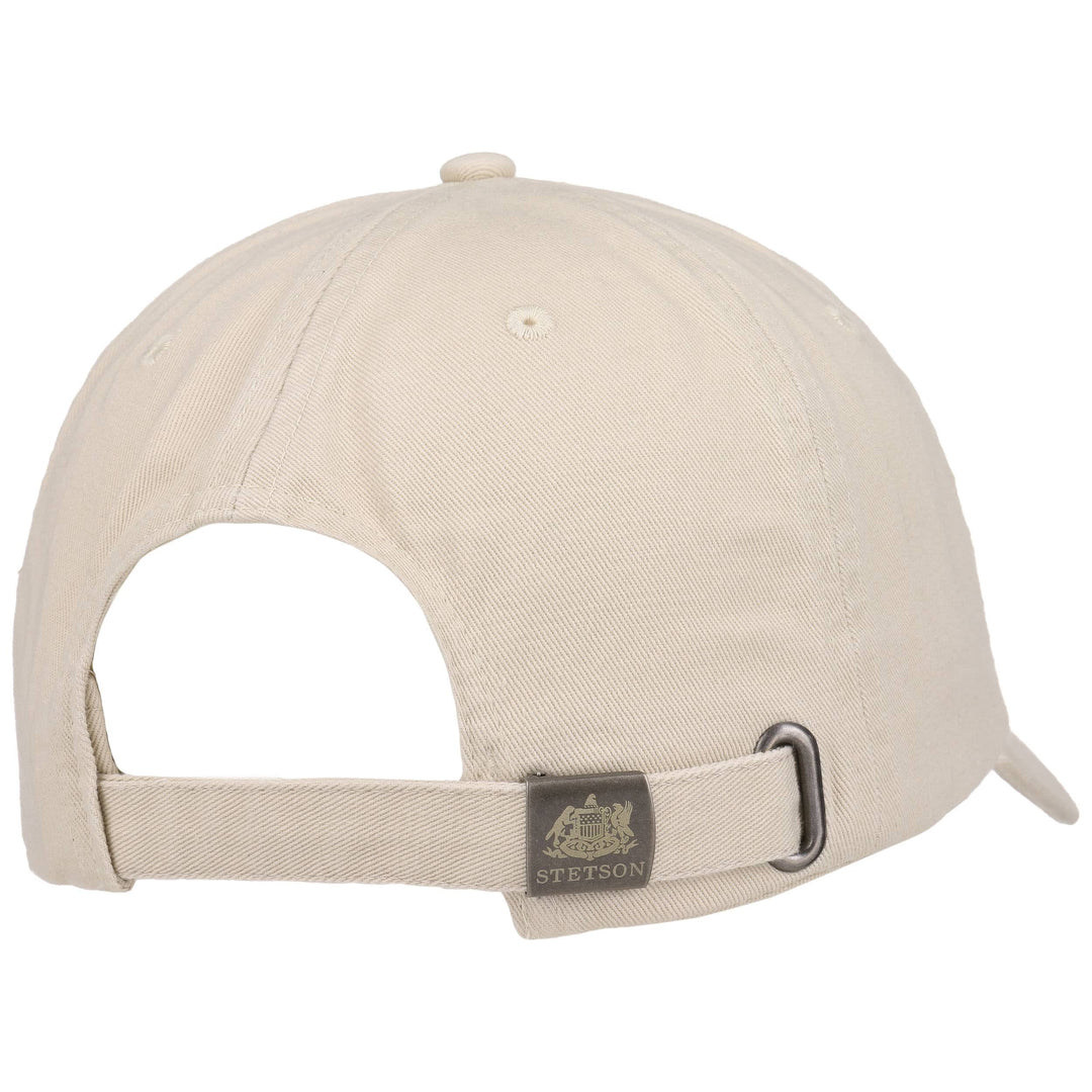 Stetson Baseball Cap Cotton - Plain Beige
