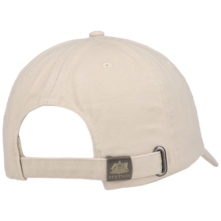 Stetson Baseball Cap Cotton - Plain Beige