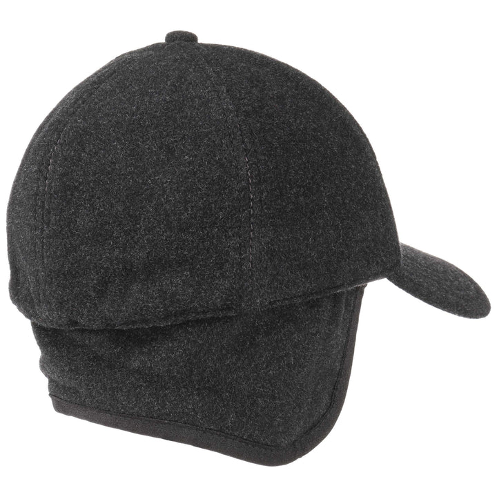 Stetson Wool Cashmere Baseball Cap med Øreflapper