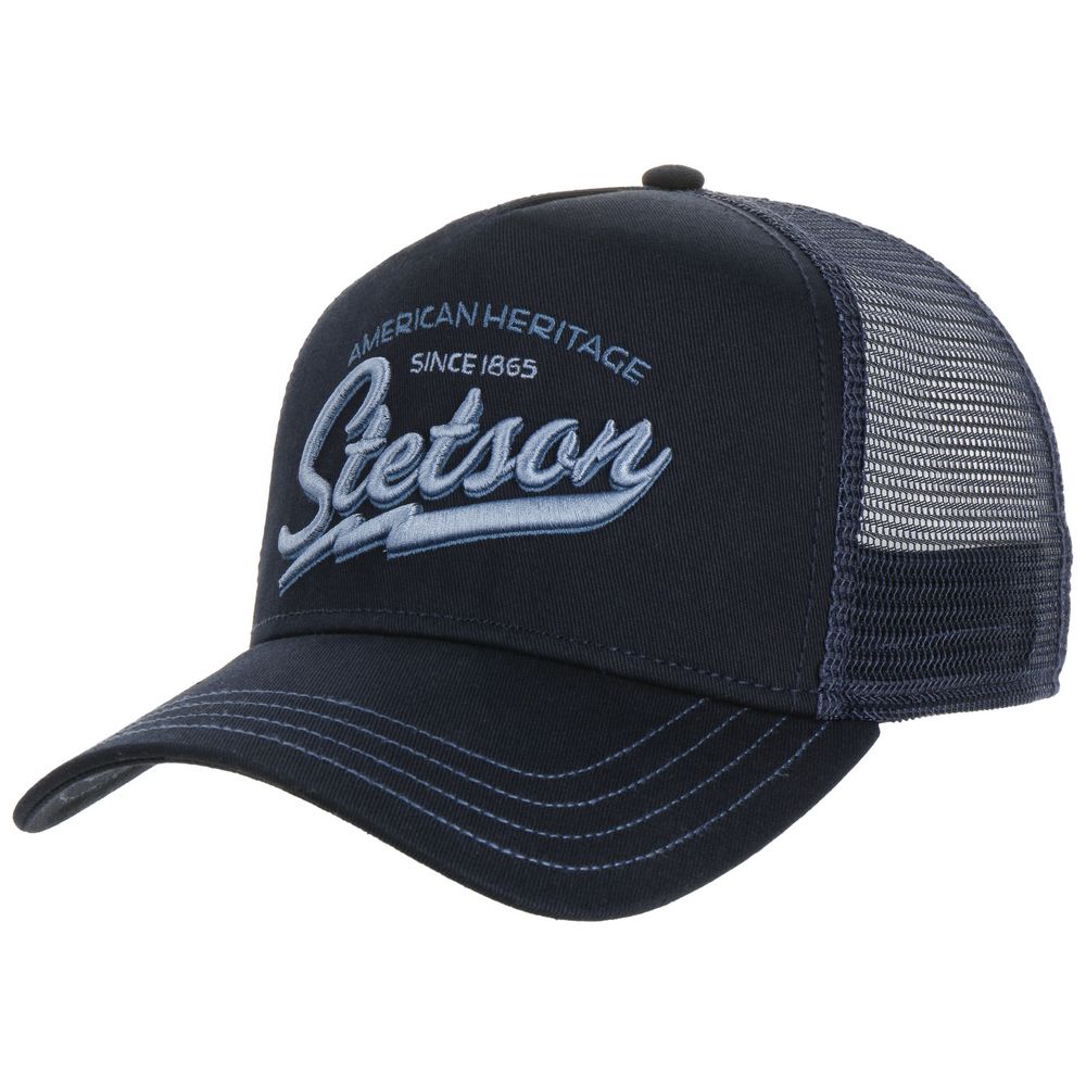 Stetson Trucker Keps American Heritage Classic Navy