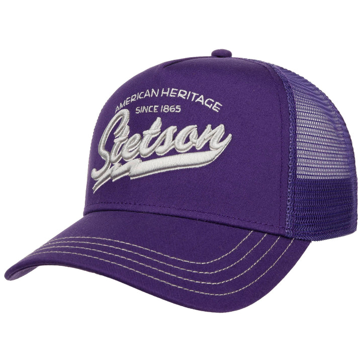 Stetson Trucker Cap American Heritage Classic Purple