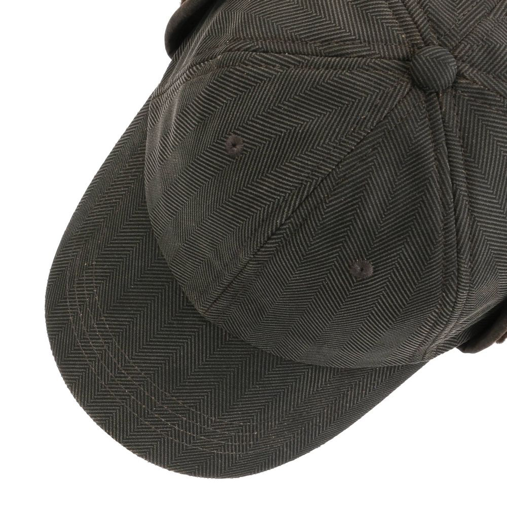 Stetson Herringbone EL Baseball Cap w/Earflaps