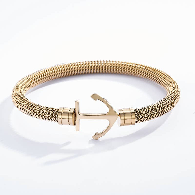 Captain Rustfrit stål armbånd - 3 farver