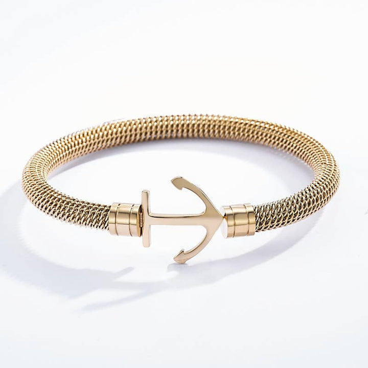Captain Rustfrit stål armbånd - 3 farver