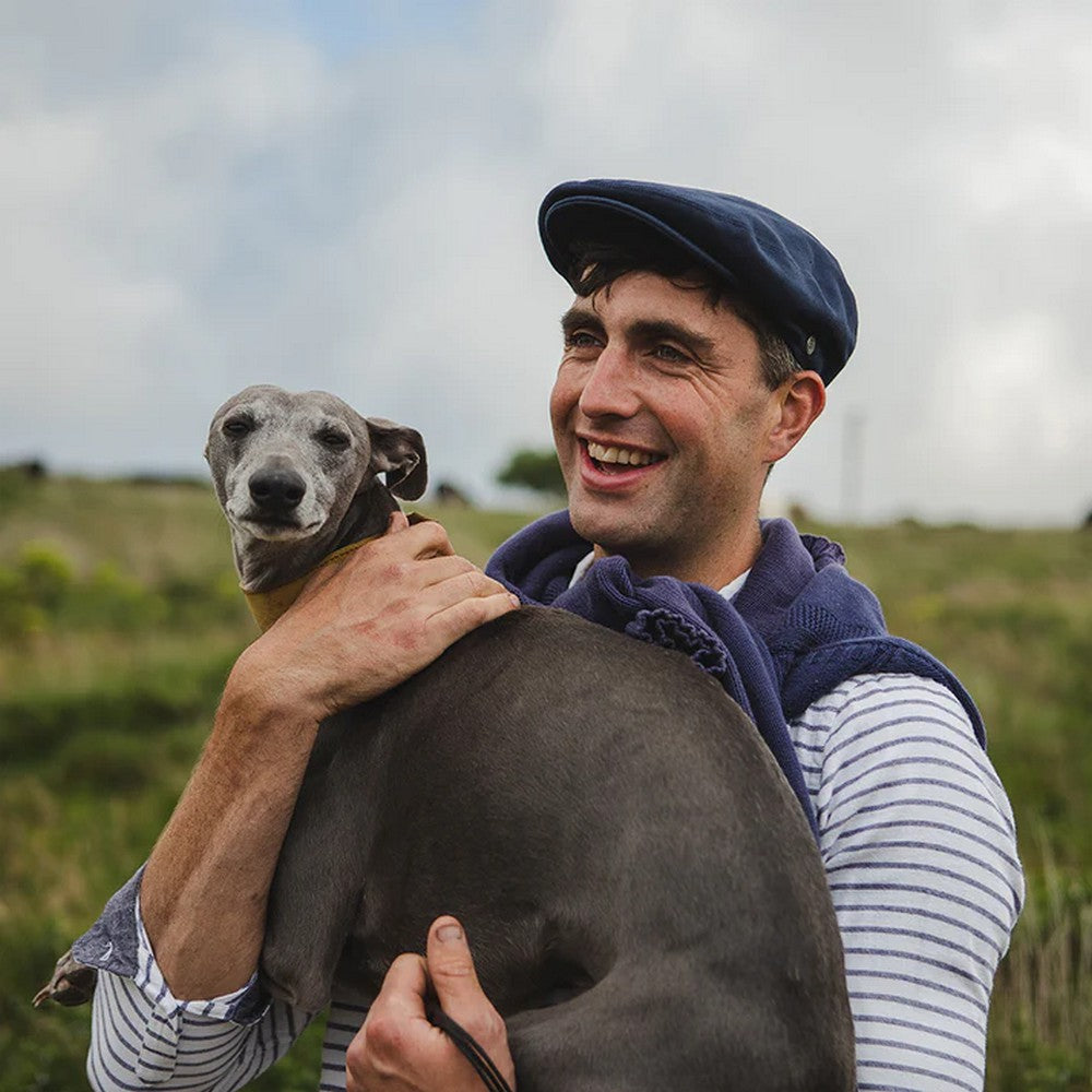 Jaxon & James Cotton Flat Cap - Navy