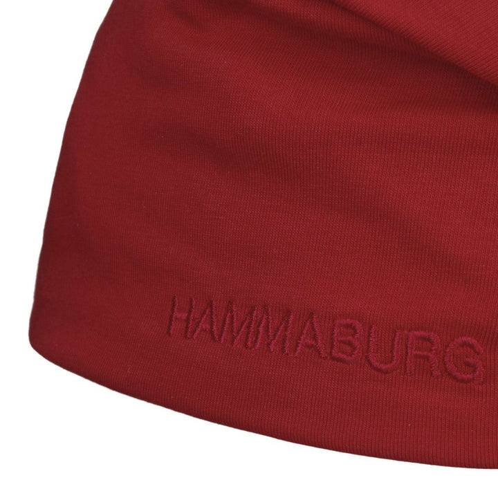 HAMMABURG Long Beanie Reversible Jersey Rød/Stribet - Hue fra Hammaburg hos The Prince Webshop