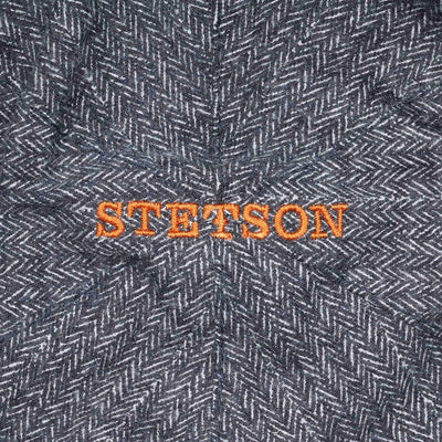 Stetson Black Docker-keps/mössa i stickad bomull