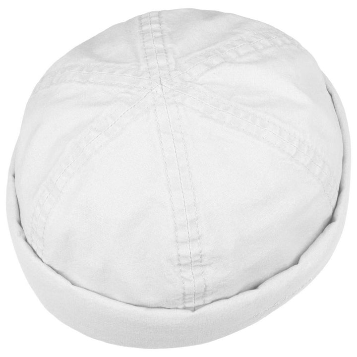 Stetson Delave Docker-hatt i ekologisk bomull - Offwhite