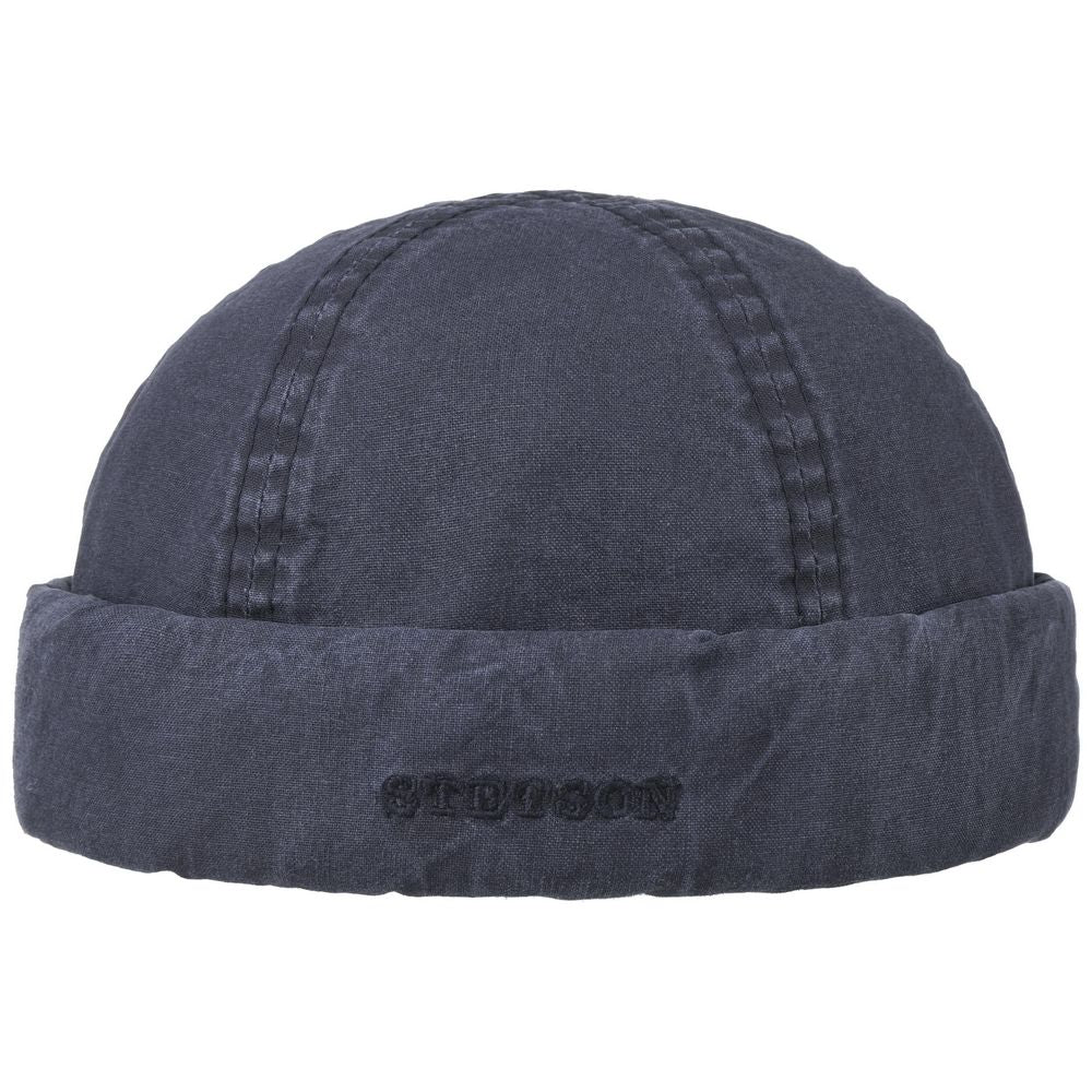 Stetson Superlight Organic Cotton Docker Hue - Navy - Docker Cap fra Stetson hos The Prince Webshop