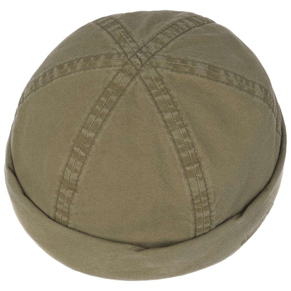 Stetson Delave Docker-hatt i ekologisk bomull - Khaki