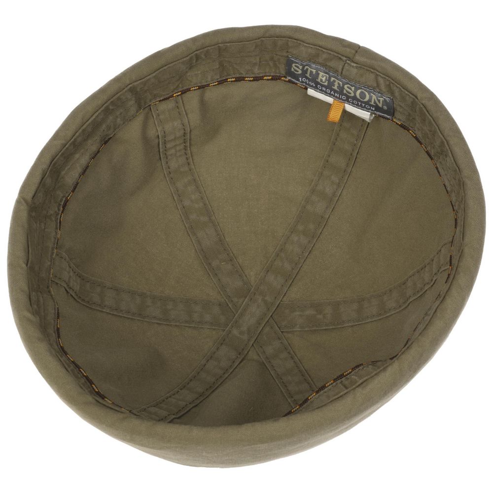 Stetson Delave Docker-hatt i ekologisk bomull - Khaki