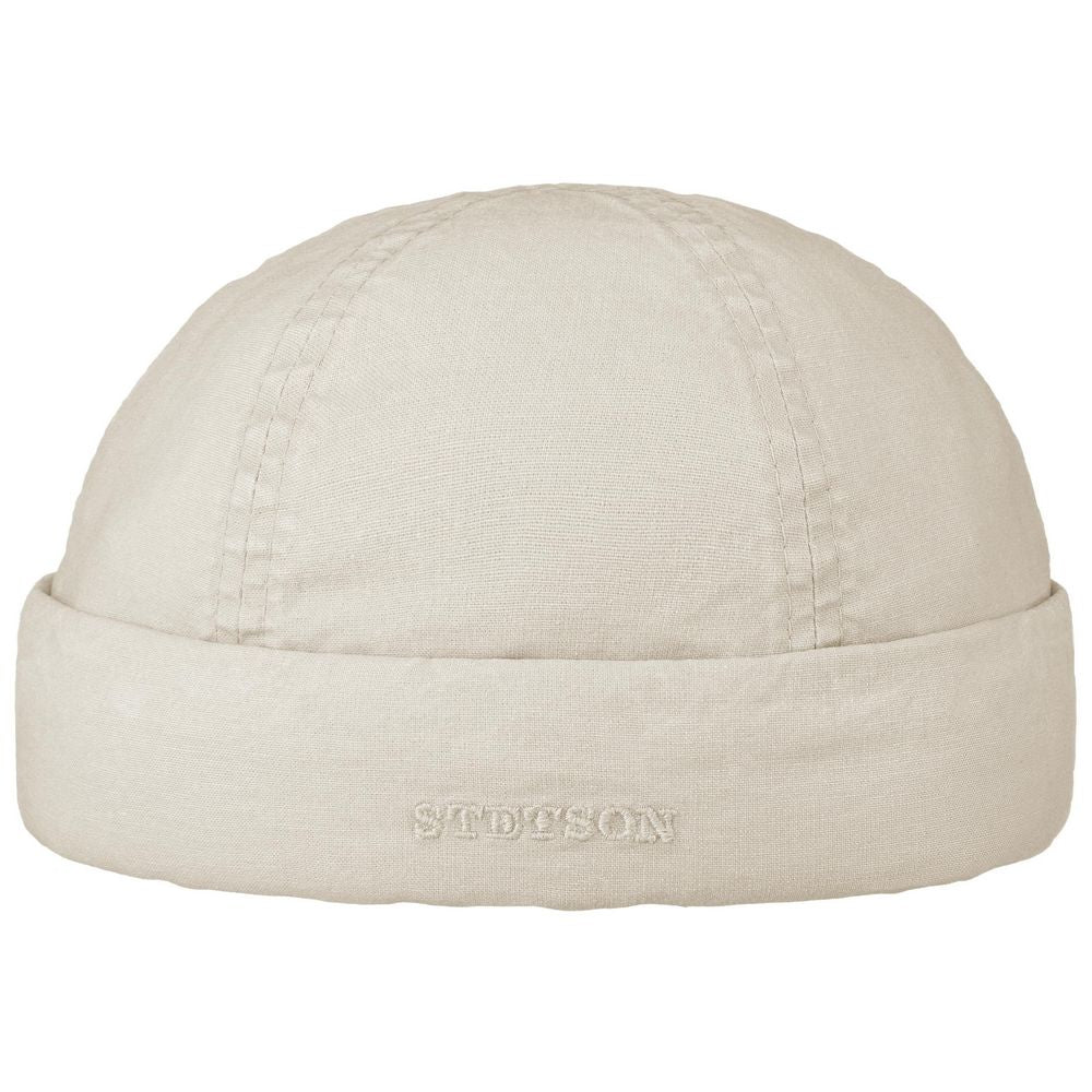 Stetson Superlight Organic Cotton Docker Hat - Ivory - Docker Cap från Stetson på The Prince Webshop
