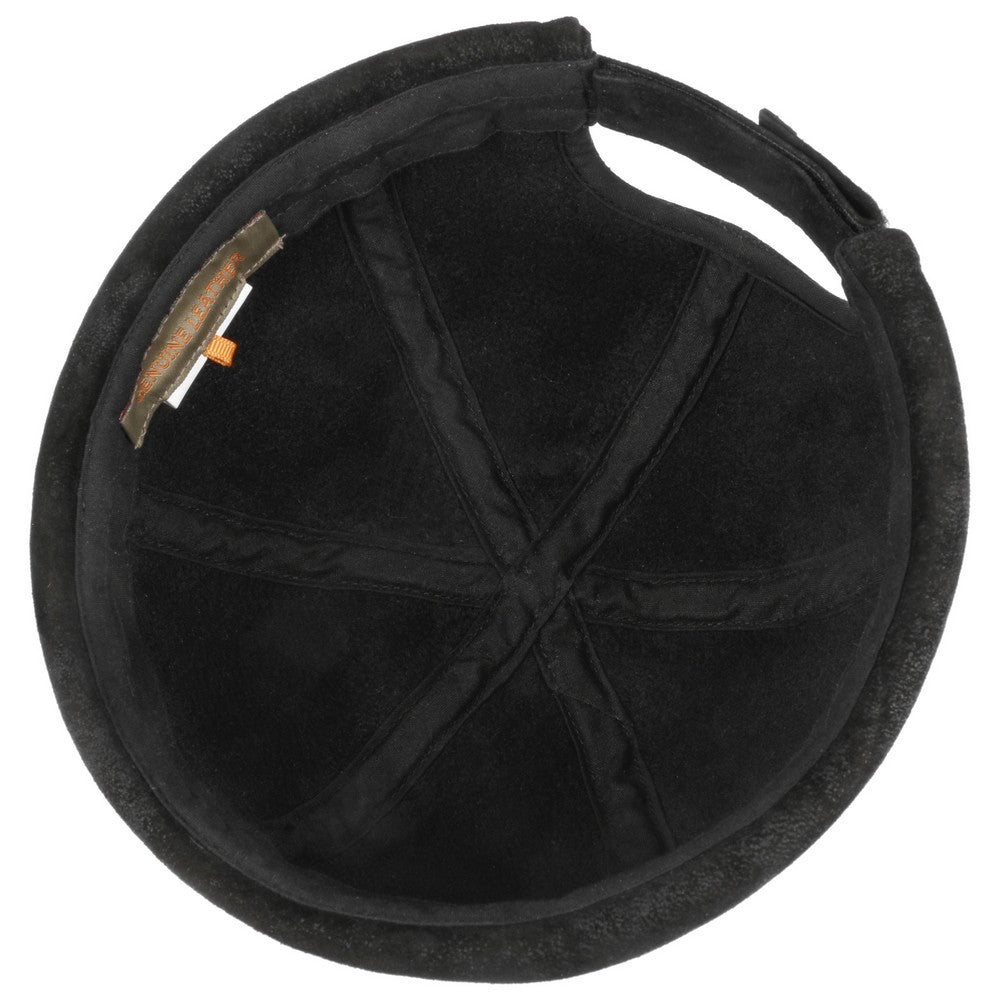 Stetson Docker Pig Skin - Sort - Docker Cap fra Stetson hos The Prince Webshop