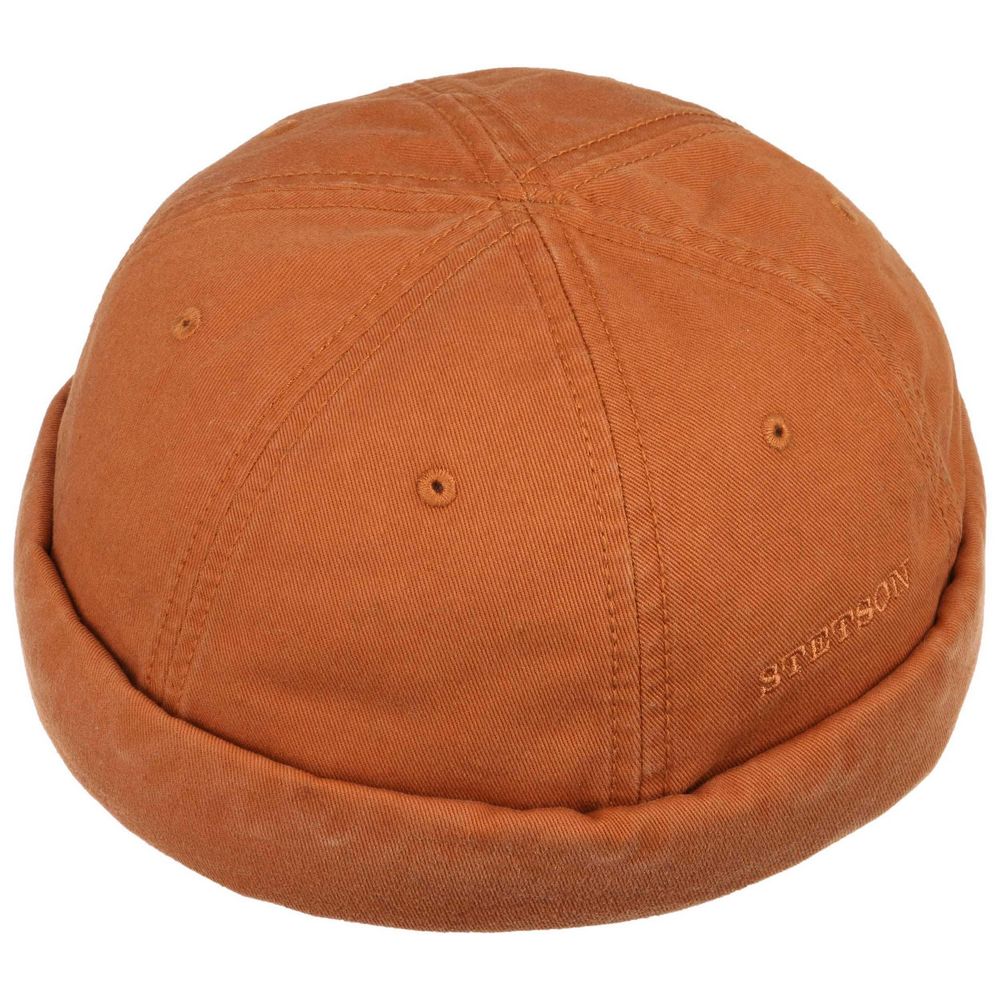 Stetson Docker Cotton - Rustfarvet Bomulds Cap