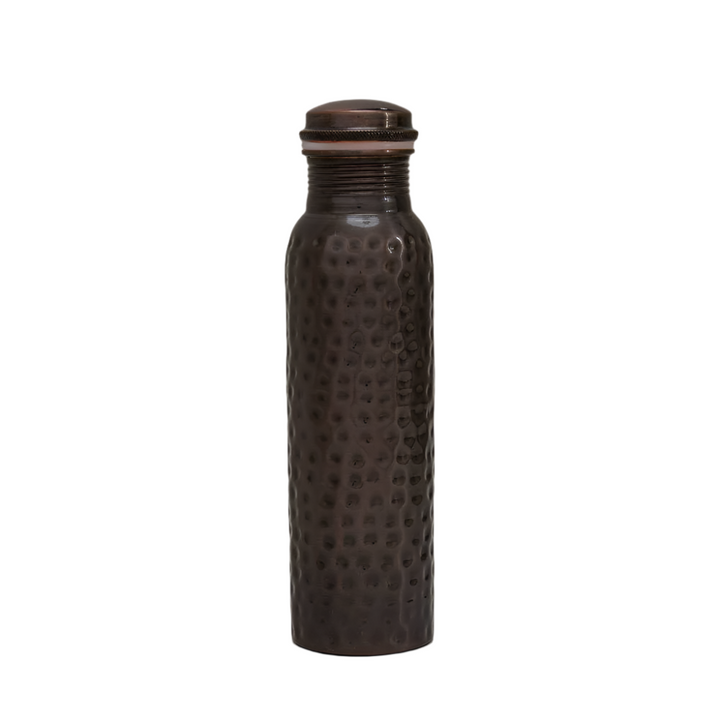 Ren Kobber Vandflaske hamret antik ± 950 ml (tung) - Gave Ide fra Ayurveda Specialist B.V. hos The Prince Webshop