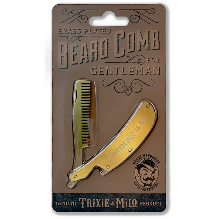 Trixie & Milo - Folding Beard & Mustache Comb