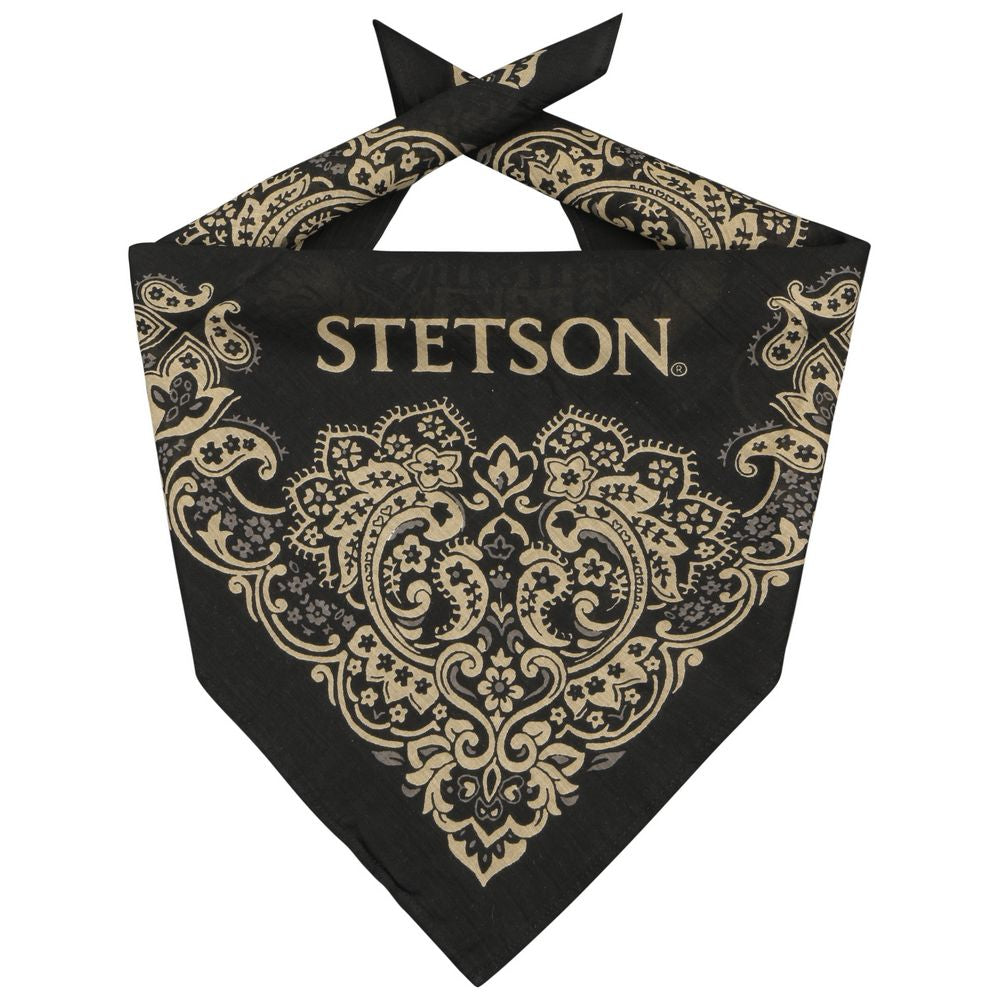 Stetson Bandana - 100% bomull - svart