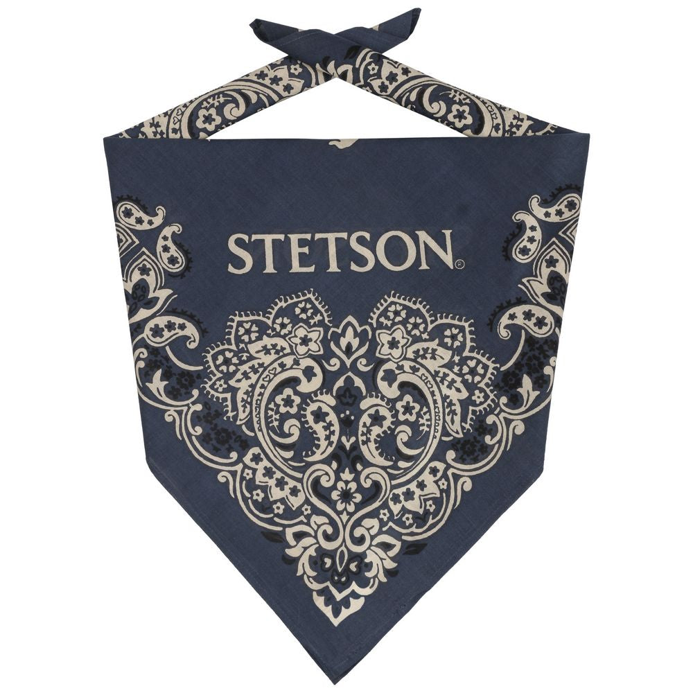 Stetson Bandana - 100% bomull - marinblå