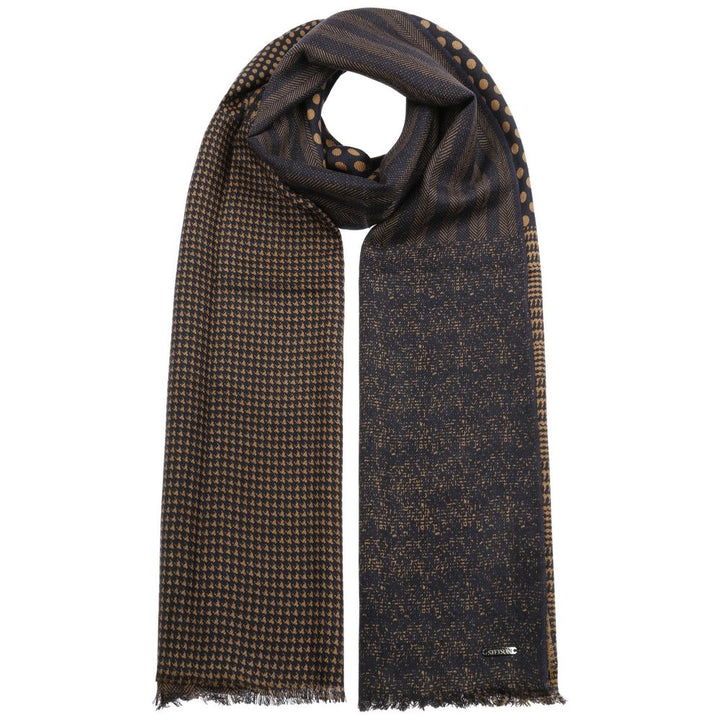 Stetson Scarf Wool Patchwork - Halstørklæde fra Stetson hos The Prince Webshop