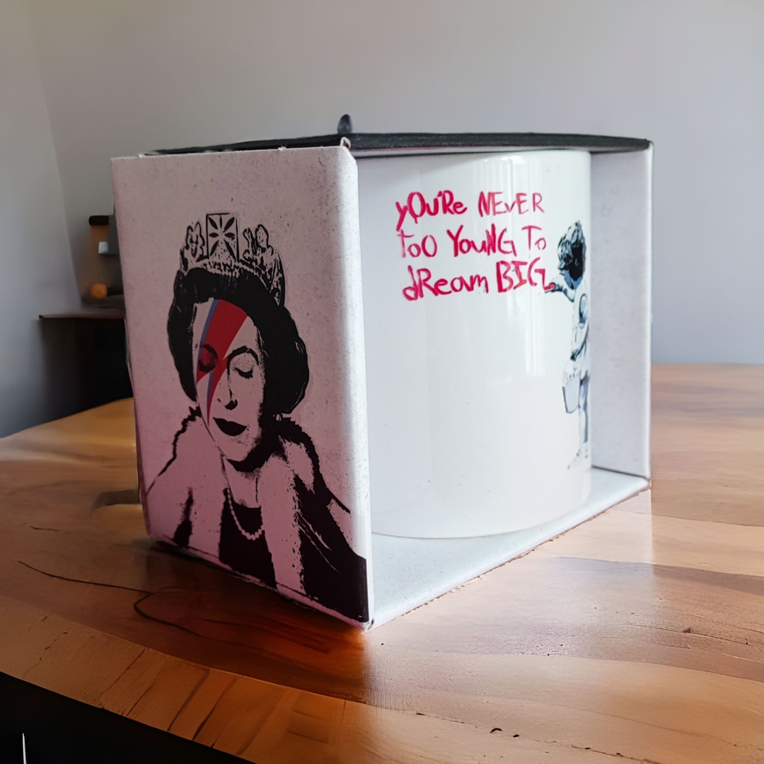 Banksy Ceramic Mug 325ml - Dream Big