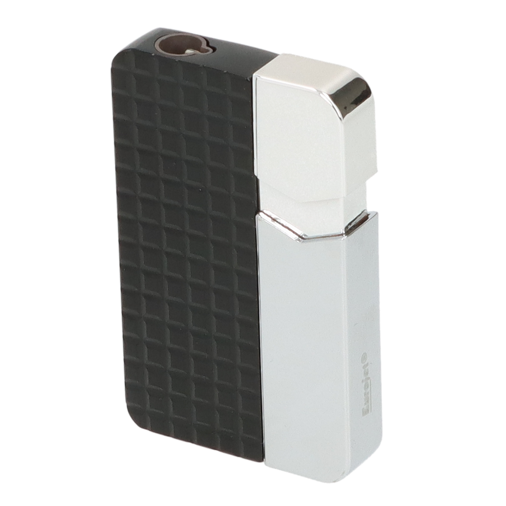Eurojet Turbo Jet Cigaret Lighter - Sort / Sølv - Lighter fra Eurojet hos The Prince Webshop